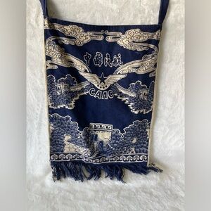 RARE VINTAGE CAAC CIVIL AVIATION ADMINISTRATION OF CHINA AIRLINE TOTE BAG PURSE